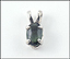 Green Tourmaline Pendant in 14K White Gold THUMBNAIL