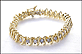 Diamond Tennis Bracelet in 14K Yellow Gold THUMBNAIL