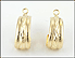 Diamond Cut Earring Enhancers in 10K Yellow Gold THUMBNAIL