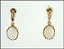 Opal Earrings in 10K Yellow Gold THUMBNAIL