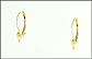 Pearl Dangle Leverback Earrings in 14k Yellow Gold THUMBNAIL