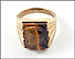 Tiger-Eye Cameo Ring in 10K Yellow Gold THUMBNAIL