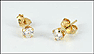 Diamond Stud Earrings in 14K Yellow Gold THUMBNAIL