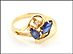 Sapphire Ring in 14K Yellow Gold THUMBNAIL
