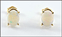Opal Earrings in 14K Yellow Gold THUMBNAIL