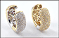Reversible Diamond Hoop Earrings in 14K Two-Tone Gold THUMBNAIL