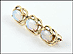 Opal Bar Pin in 14K Yellow Gold THUMBNAIL