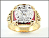 Masonic 32nd Degree Ring in 14K Yellow Gold THUMBNAIL