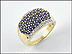 Sapphire Ring in 10K Yellow Gold THUMBNAIL