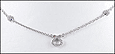 Diamond Necklace in 18K White Gold THUMBNAIL
