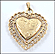 Heart Locket with Lacy Frame in 10K Yellow Gold THUMBNAIL