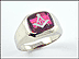 Masonic Blue Lodge Ring in 14K White Gold THUMBNAIL