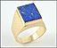 Lapis Ring in 18K Yellow Gold THUMBNAIL