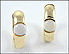 Opal Huggie Earrings in 10K Yellow Gold THUMBNAIL