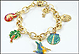 Gabriel & Co Bracelet with Enameled Charms in 14K Yellow Gold THUMBNAIL
