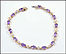 Amethyst Bracelet in 10K Yellow Gold THUMBNAIL