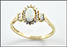 Synthetic Opal Ring in 10K Yellow Gold THUMBNAIL