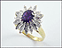Amethyst Ring in 14K Two-Tone Gold THUMBNAIL