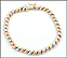 Tri Color San Marco Bracelet in 10K Tri-Color Gold THUMBNAIL