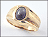 Star Sapphire Ring in 14K Yellow Gold THUMBNAIL