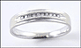 Men's Diamond Band in 10K White Gold THUMBNAIL