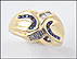 Sapphire Ring in 14K Yellow Gold THUMBNAIL