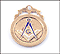 Enameled Blue Lodge Pendant in Yellow Gold THUMBNAIL