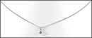 Diamond Necklace in 14K White Gold THUMBNAIL