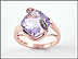 Kunzite Ring in 14K Rose Gold THUMBNAIL