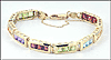 Multi Gemstone Bracelet in 14K Yellow Gold THUMBNAIL