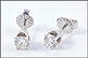Diamond Stud Earrings in 14K White Gold THUMBNAIL