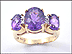 Amethyst Ring in 14K Yellow Gold THUMBNAIL