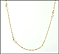 Pearl Station Necklace in 14K Yellow Gold THUMBNAIL