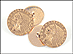 Pair of $2.50 Indian Head Gold Coin Cufflinks in Yellow Gold THUMBNAIL