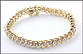 Diamond Tennis Bracelet in 14K Yellow Gold THUMBNAIL