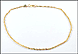 Twisted Ankle Bracelet in 14K Yellow Gold THUMBNAIL