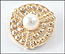 Pearl Pin or Pendant in 14K Yellow Gold THUMBNAIL