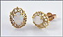 Opal Earrings in 9K Yellow Gold THUMBNAIL