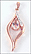 Morganite Pendant in 14K Rose Gold THUMBNAIL