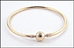 Pandora Bangle Bracelet in 14K Yellow Gold THUMBNAIL