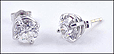 Diamond Stud Earrings in 14K White Gold THUMBNAIL