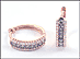 Diamond Hoop Earrings in 10K Rose Gold THUMBNAIL