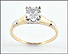 Engagement Ring in 14K Yellow Gold THUMBNAIL