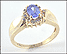 Tanzanite Ring in 14K Yellow Gold THUMBNAIL