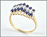 Sapphire Ring in 10K Yellow Gold THUMBNAIL