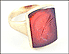 1930's Carnelian Intaglio Ring in Yellow Gold THUMBNAIL