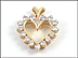 Heart Pendant in 14K Yellow Gold THUMBNAIL