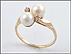 Natural Pearl Ring in 10K Yellow Gold THUMBNAIL
