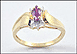 Marquise Ruby Ring in 14K Yellow Gold THUMBNAIL