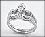 Engagement Ring in 14K White Gold THUMBNAIL